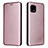 Leather Case Stands Flip Cover Holder L02Z for Sharp Aquos Sense6 Rose Gold