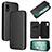 Leather Case Stands Flip Cover Holder L02Z for Sharp Aquos wish