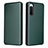 Leather Case Stands Flip Cover Holder L02Z for Sony Xperia 10 IV SOG07 Green