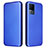 Leather Case Stands Flip Cover Holder L02Z for Vivo iQOO 7 5G Blue