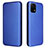 Leather Case Stands Flip Cover Holder L02Z for Vivo iQOO U3x 5G Blue