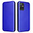 Leather Case Stands Flip Cover Holder L02Z for Vivo T1 5G India Blue