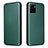 Leather Case Stands Flip Cover Holder L02Z for Vivo Y01 Green