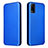 Leather Case Stands Flip Cover Holder L02Z for Vivo Y3s (2021) Blue