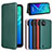 Leather Case Stands Flip Cover Holder L02Z for Wiko Y82