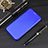 Leather Case Stands Flip Cover Holder L02Z for Xiaomi Poco M2 Blue