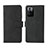 Leather Case Stands Flip Cover Holder L02Z for Xiaomi Redmi 10 4G Black