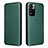 Leather Case Stands Flip Cover Holder L02Z for Xiaomi Redmi Note 11 5G Green