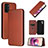 Leather Case Stands Flip Cover Holder L02Z for Xiaomi Redmi Note 11 SE India 4G