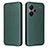 Leather Case Stands Flip Cover Holder L02Z for Xiaomi Redmi Note 13 Pro+ Plus 5G Green