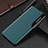 Leather Case Stands Flip Cover Holder L03 for Oppo Find X3 5G Green
