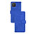 Leather Case Stands Flip Cover Holder L03Z for Huawei Nova 8 SE 4G Blue