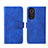 Leather Case Stands Flip Cover Holder L03Z for Huawei Nova 9 Blue