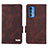 Leather Case Stands Flip Cover Holder L03Z for Motorola Moto Edge S Pro 5G Brown