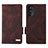 Leather Case Stands Flip Cover Holder L03Z for Motorola MOTO G52