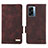 Leather Case Stands Flip Cover Holder L03Z for Oppo A77 5G Brown