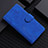 Leather Case Stands Flip Cover Holder L03Z for Realme C25Y Blue