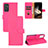 Leather Case Stands Flip Cover Holder L03Z for Samsung Galaxy A15 4G Hot Pink