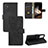 Leather Case Stands Flip Cover Holder L03Z for Samsung Galaxy A15 LTE Black