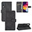 Leather Case Stands Flip Cover Holder L03Z for Samsung Galaxy A30S Black