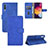 Leather Case Stands Flip Cover Holder L03Z for Samsung Galaxy A30S Blue