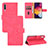 Leather Case Stands Flip Cover Holder L03Z for Samsung Galaxy A30S Hot Pink