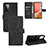 Leather Case Stands Flip Cover Holder L03Z for Samsung Galaxy A72 4G Black