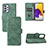 Leather Case Stands Flip Cover Holder L03Z for Samsung Galaxy A73 5G Green