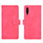 Leather Case Stands Flip Cover Holder L03Z for Samsung Galaxy A90 5G Hot Pink