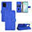 Leather Case Stands Flip Cover Holder L03Z for Samsung Galaxy A91 Blue