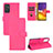 Leather Case Stands Flip Cover Holder L03Z for Samsung Galaxy F34 5G Hot Pink