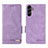 Leather Case Stands Flip Cover Holder L03Z for Samsung Galaxy Jump3 5G Purple