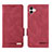 Leather Case Stands Flip Cover Holder L03Z for Samsung Galaxy M04 Red