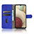 Leather Case Stands Flip Cover Holder L03Z for Samsung Galaxy M12