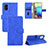 Leather Case Stands Flip Cover Holder L03Z for Samsung Galaxy M40S Blue