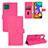 Leather Case Stands Flip Cover Holder L03Z for Samsung Galaxy M62 4G Hot Pink