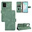 Leather Case Stands Flip Cover Holder L03Z for Samsung Galaxy M80S Green