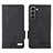 Leather Case Stands Flip Cover Holder L03Z for Samsung Galaxy S21 FE 5G Black