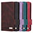 Leather Case Stands Flip Cover Holder L03Z for Samsung Galaxy S22 5G