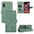 Leather Case Stands Flip Cover Holder L03Z for Samsung Galaxy XCover Pro Green