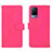 Leather Case Stands Flip Cover Holder L03Z for Vivo V21 5G Hot Pink