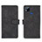Leather Case Stands Flip Cover Holder L03Z for Xiaomi POCO C3 Black