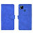 Leather Case Stands Flip Cover Holder L03Z for Xiaomi POCO C3 Blue
