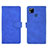 Leather Case Stands Flip Cover Holder L03Z for Xiaomi POCO C31 Blue