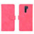 Leather Case Stands Flip Cover Holder L03Z for Xiaomi Poco M2 Hot Pink