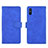 Leather Case Stands Flip Cover Holder L03Z for Xiaomi Redmi 9i Blue