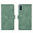 Leather Case Stands Flip Cover Holder L03Z for Xiaomi Redmi 9i Green