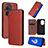 Leather Case Stands Flip Cover Holder L04Z for Asus Zenfone 9