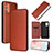 Leather Case Stands Flip Cover Holder L04Z for HTC Desire 21 Pro 5G