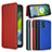 Leather Case Stands Flip Cover Holder L04Z for Motorola Moto E13